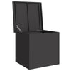 Outdoor Storage Box Black 55 x 50.5 x 50 cm Cold-rolled steel