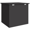 Outdoor Storage Box Black 55 x 50.5 x 50 cm Cold-rolled steel