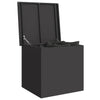 Outdoor Storage Box Black 55 x 50.5 x 50 cm Cold-rolled steel
