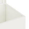 Outdoor Storage Box White 55 x 50.5 x 50 cm Cold-rolled steel