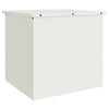 Outdoor Storage Box White 55 x 50.5 x 50 cm Cold-rolled steel