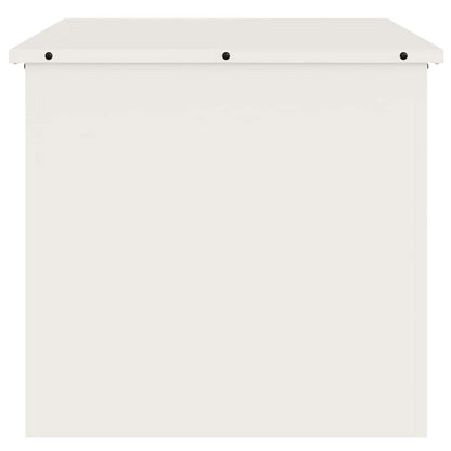 Garden Storage Cushion Box Steel 55 x 50.5 x 50 cm 220 White