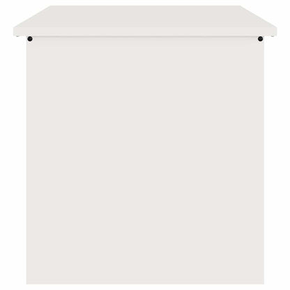 Garden Storage Cushion Box Steel 55 x 50.5 x 50 cm 220 White