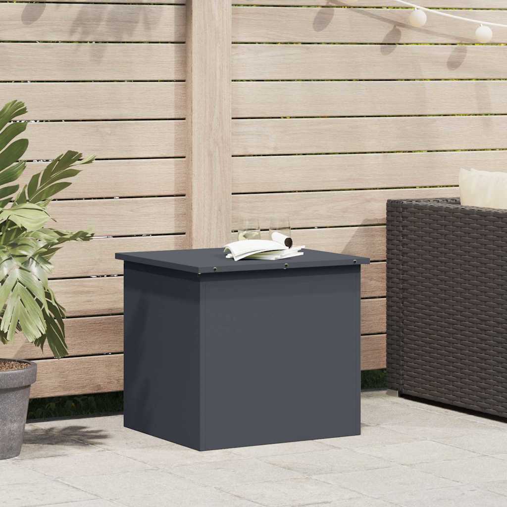Garden Storage Cushion Box Steel 55 x 50.5 x 50 cm 117