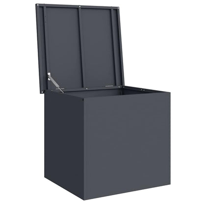 Garden Storage Cushion Box Steel 55 x 50.5 x 50 cm 117