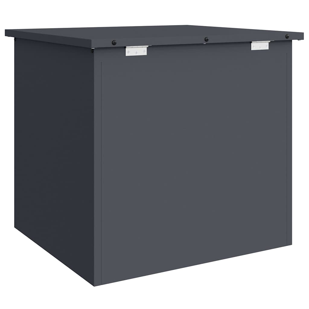Garden Storage Cushion Box Steel 55 x 50.5 x 50 cm 117