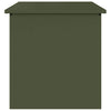 Olive Green Outdoor Storage Box - 55 x 50.5 x 50 cm, made from cold-rolled steel.