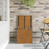 Outdoor Storage Box Brown 55 x 50.5 x 50 cm Weathering steel