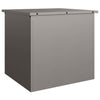 Outdoor Storage Box Brown 55 x 50.5 x 50 cm Weathering steel