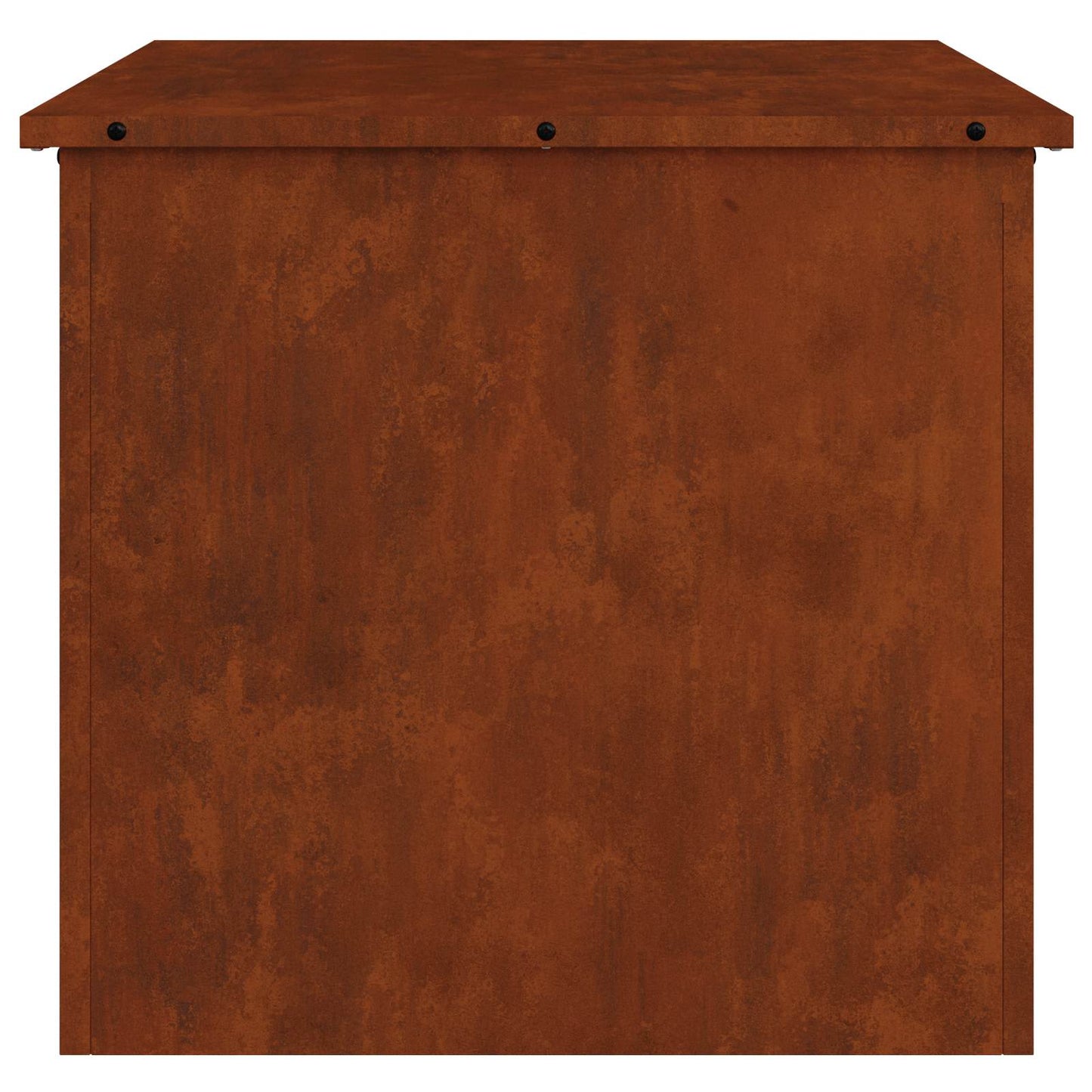 Garden Storage Cushion Box Steel 55 x 50.5 x 50 cm 220 Rusty
