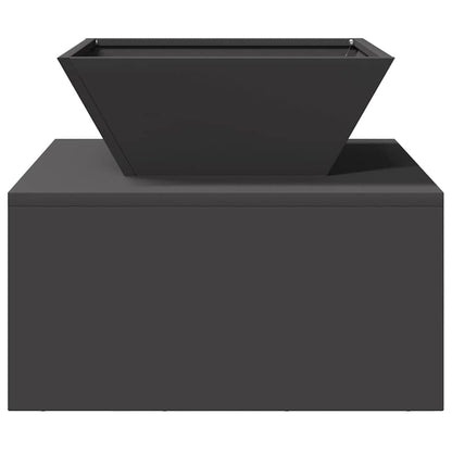 Fire Pit Black 50 x 50 x 40 cm Steel