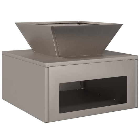 Fire Pit Rusty 50 x 50 x 40 cm