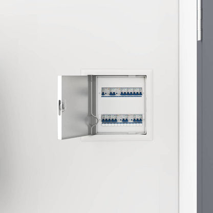 Access Panel 2 pcs White 23 x 23 x 3 cm Steel