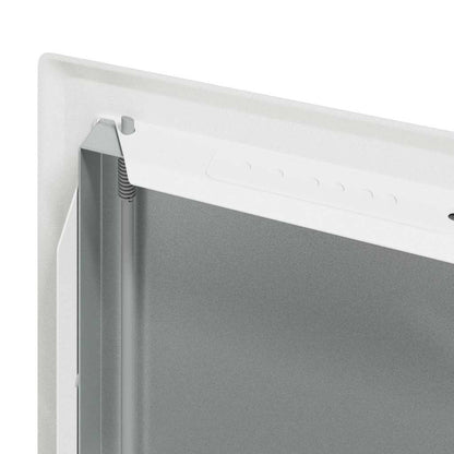 Access Panel White 33 x 33 x 3 cm Steel