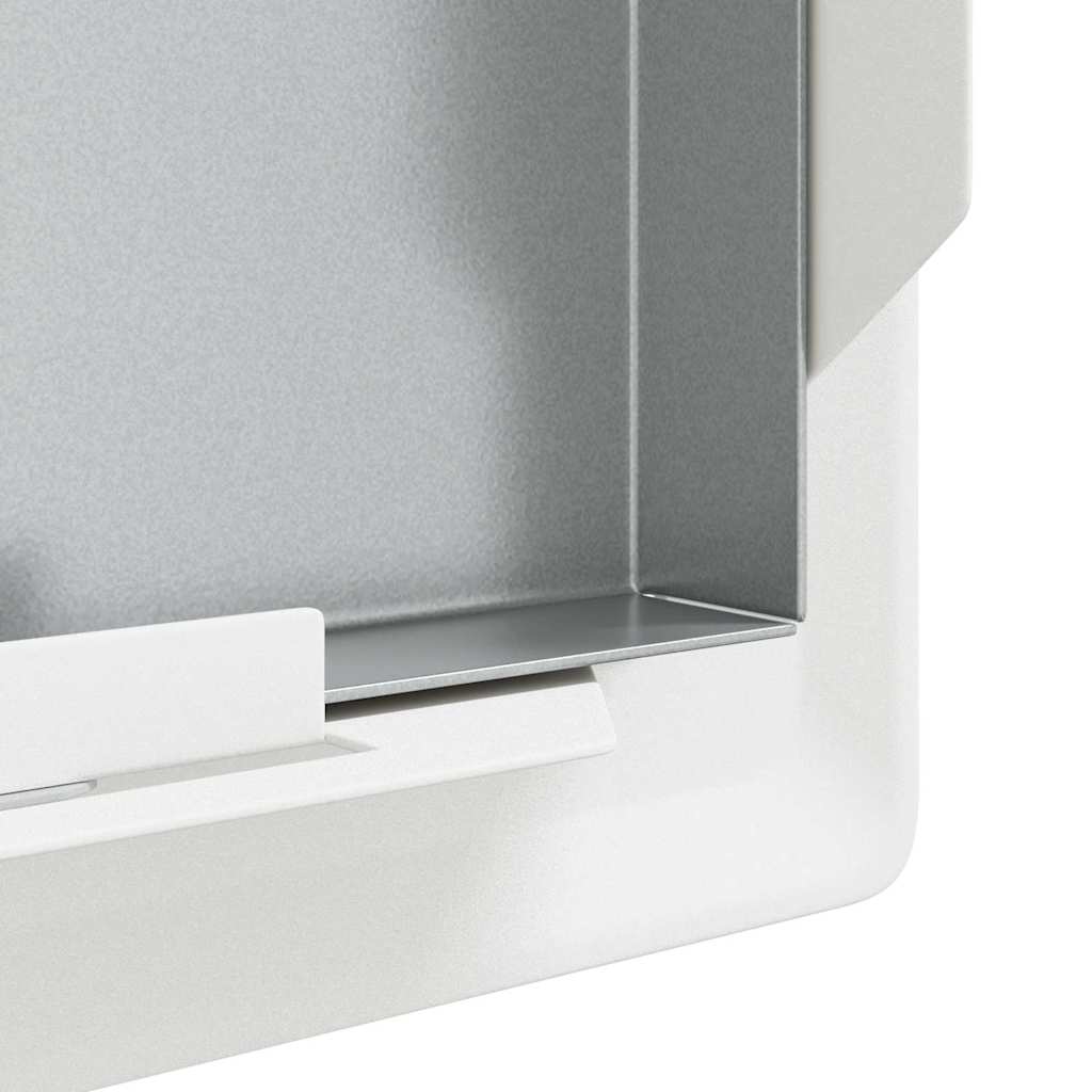 Access Panel 2 pcs White 23 x 23 x 3 cm Steel