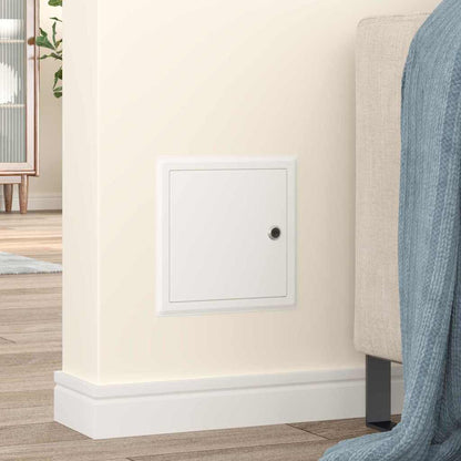 Access Panel 2 pcs White 23 x 23 x 3 cm Steel