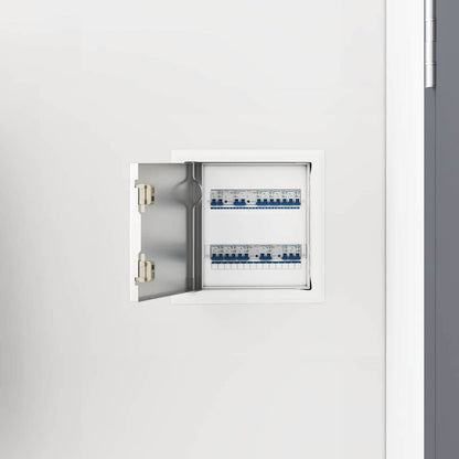 Access Panel 2 pcs White 23 x 23 x 3 cm Steel