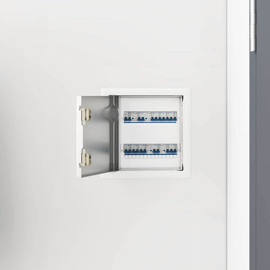 Access Panel Manual 2 pcs White 20 x 20 cm Steel