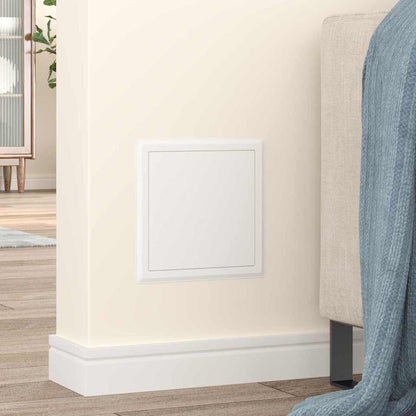 Access Panel 2 pcs White 23 x 23 x 3 cm Steel