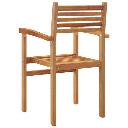 Chair 6 pcs Brown 56 x 55 x 90.5 cm Solid Teak Wood