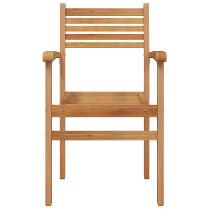 Chair 6 pcs Brown 56 x 55 x 90.5 cm Solid Teak Wood