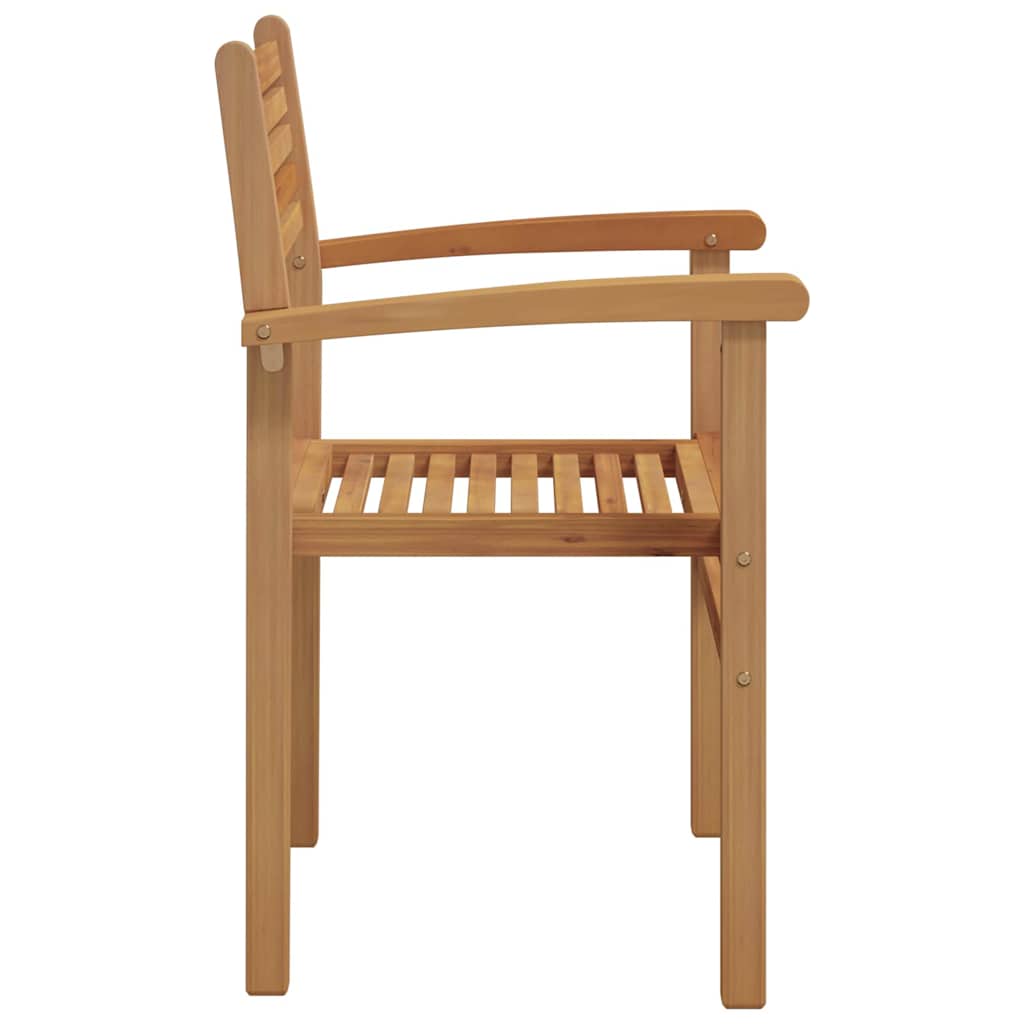 Chair 6 pcs Brown 56 x 55 x 90.5 cm Solid Teak Wood