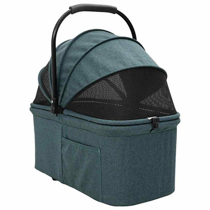 Folding Pet Stroller Green 78 x 54 x 101 cm 600D Oxford fabric