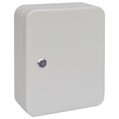 Key Box with Lock Ivory 20 x 7.5 x 25 cm Steel