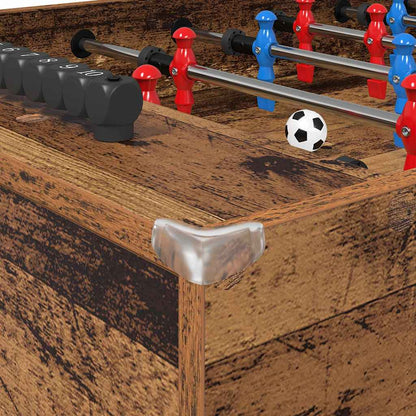Foosball Table Old Wood 125 x 60.5 x 80 cm Engineered Wood