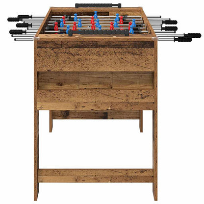 Foosball Table Old Wood 125 x 60.5 x 80 cm Engineered Wood