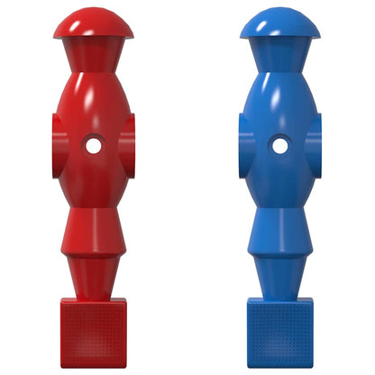 Foosball Table Players 22 pcs Blue and Red 2.4 x 2.1 x 9.7 cm