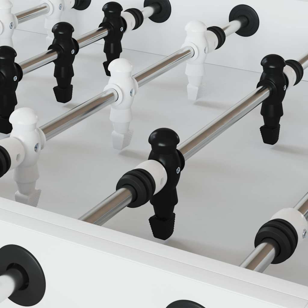 Foosball Table Players 24 pcs Black and White HIPS