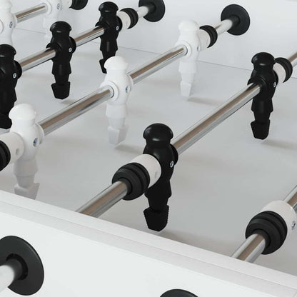 Foosball Table Players 24 pcs Black and White HIPS