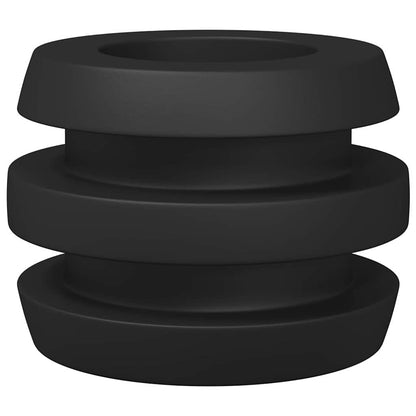 Foosball Table Bumpers 16 pcs Black 3 x 3 x 2 cm TPE