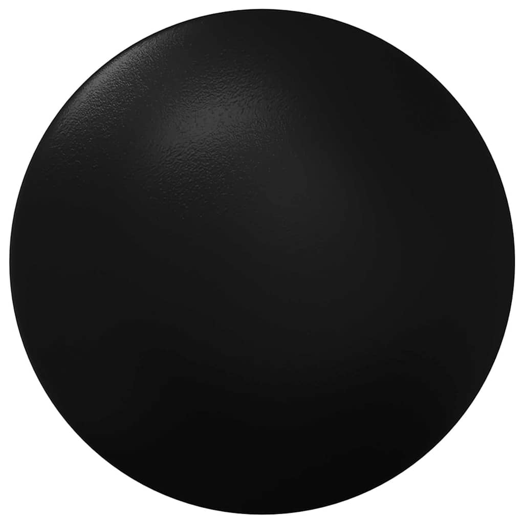 Foosball Table End Caps 10 pcs Black 1.9 x 1.9 x 1.6 cm PP