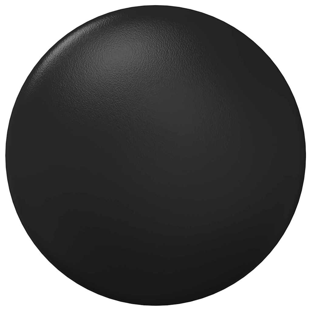 Foosball Table End Caps 10 pcs Black 1.5 x 1.5 x 1 cm PP