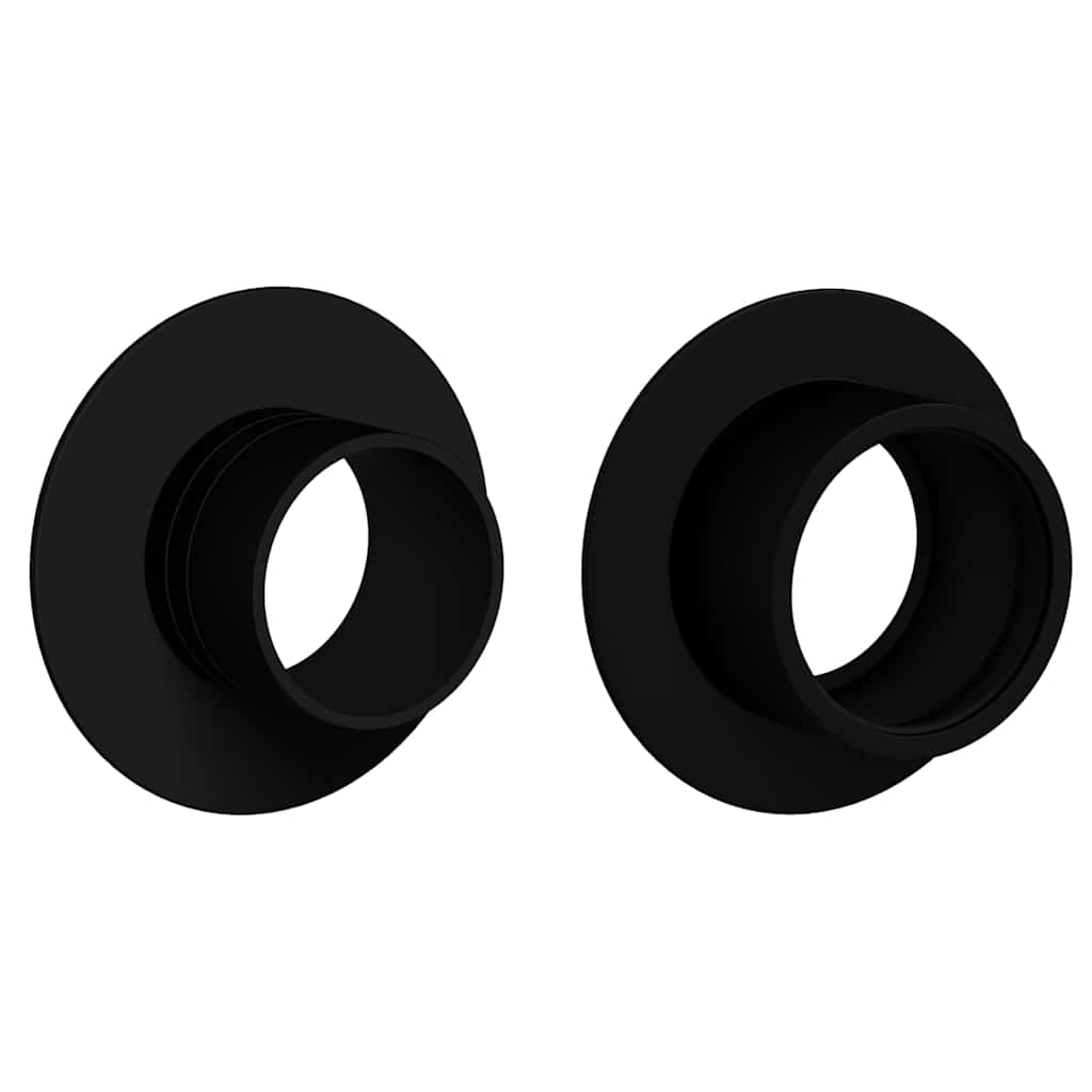 Foosball Table Stoppers 10 pcs Black 3 x 3 x 1.4 cm HIPS