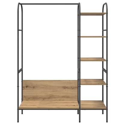 Clothes Rack Beige 120 x 44 x 160 cm Engineered Wood