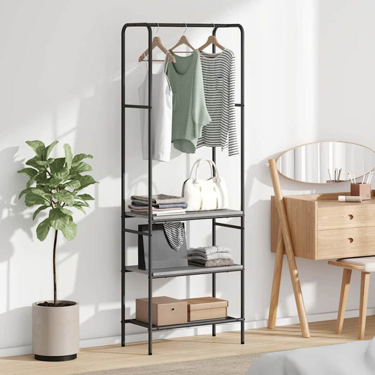 Clothes Rack with Shelves Other Grey sonoma 60 x 30 x 171 cm