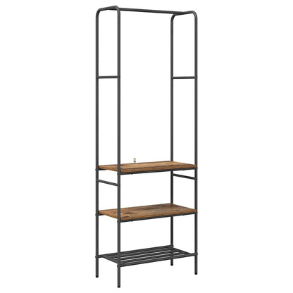 Clothes Rack with Shelves Other Old wood 60 x 30 x 171 cm