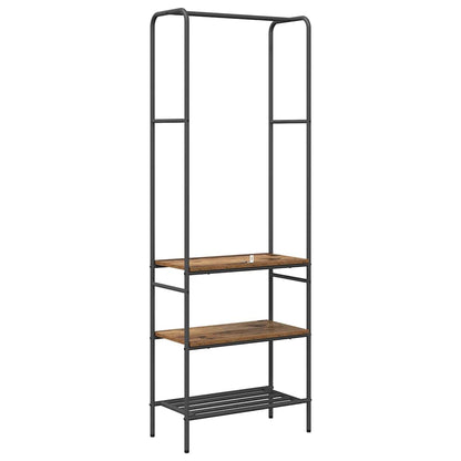 Clothes Rack with Shelves Other Old wood 60 x 30 x 171 cm