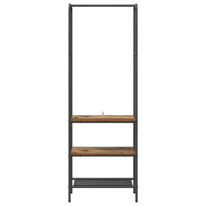 Clothes Rack with Shelves Other Old wood 60 x 30 x 171 cm