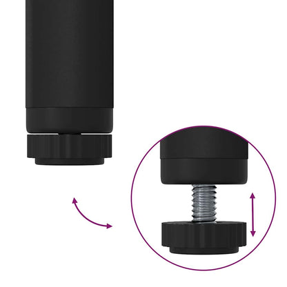 Clothes Rack with Shelves Black oak 77 x 30 x 171 cm