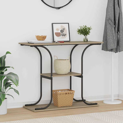 Console Table Sonoma Oak 101 x 35 x 80.5 cm Engineered Wood