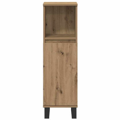 Bathroom Furniture Set 3 pcs Brown Engineered Wood