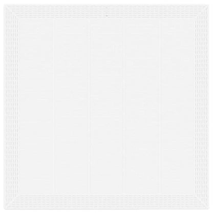 Garden Dining Set 5 pcs White Polypropylene