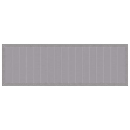 Garden Dining Set 13 pcs Light grey Poly rattan