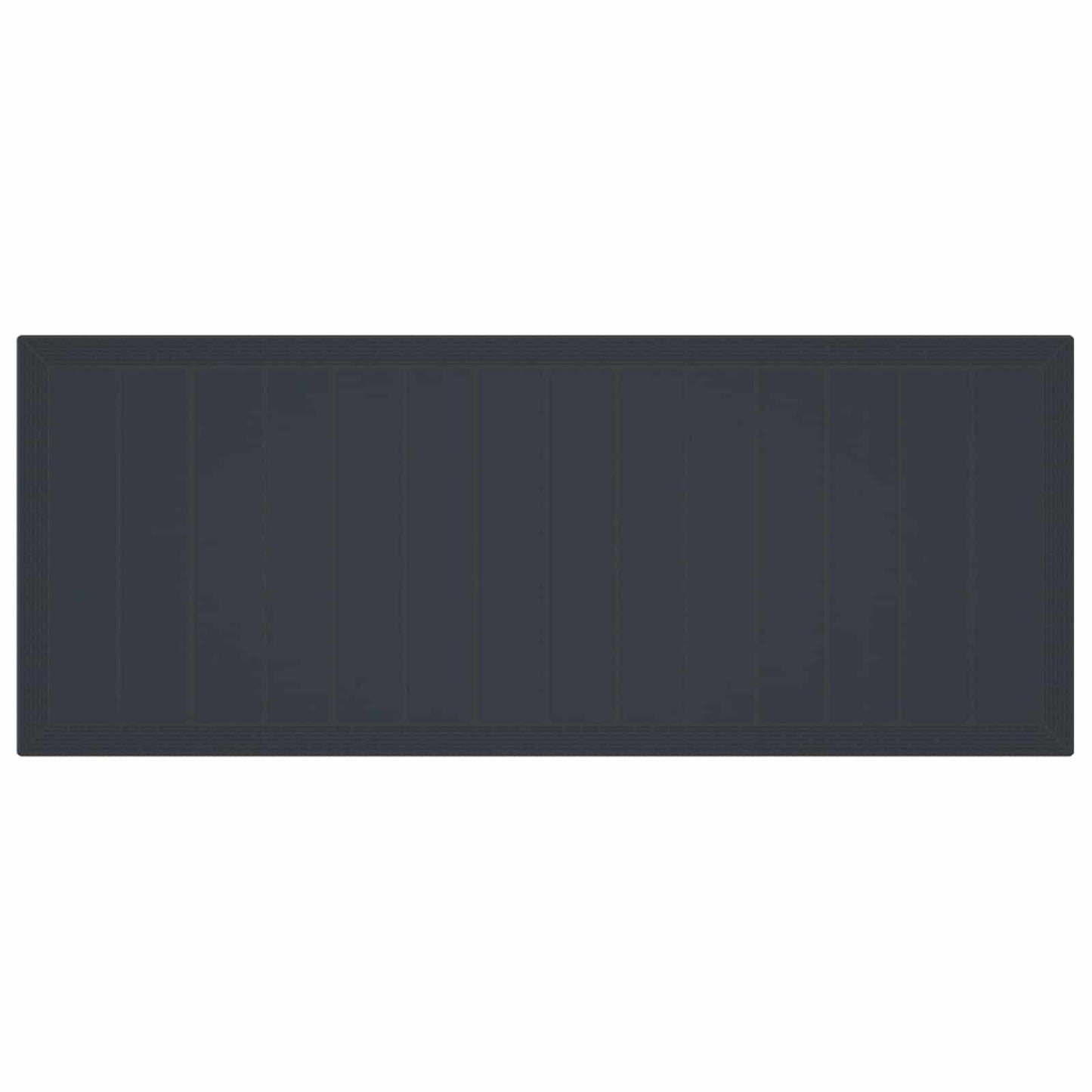 Garden Dining Set 9 pcs Anthracite Polypropylene