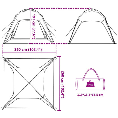 Instant Tent 4-Person Quick-Release Sea Green 185T Polyester