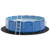 Pool Ground Sheet Folding Black Ø 366 cm Non-woven fabric